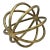 Vintage Modern Golden Metal Orb For Sale