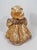Ceramic Antique Wax-Over Papier-Mâché Bonnet Doll Figure With Ceramic Face, 11” For Sale - Image 7 of 12