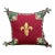 French Style Fleur De Lis Needlepoint Throw Pillow For Sale