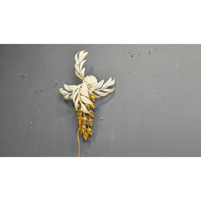 Vintage Floral Wall Lamp from Hans Kögl, 1970s For Sale - Image 14 of 18