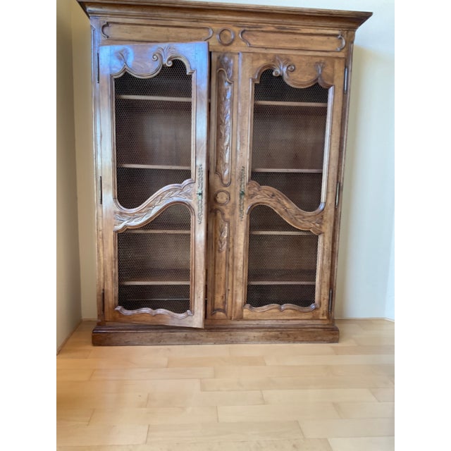 Late 20th Century Late 20th Century French Style Armoire Cabinet For Sale - Image 5 of 6