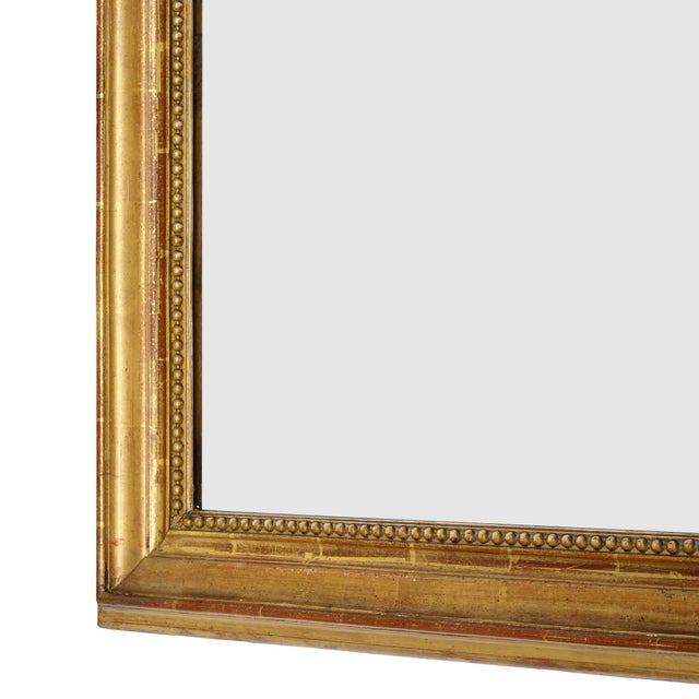 French 19th Century Louis Philippe Giltwood Mirror For Sale - Image 9 of 9