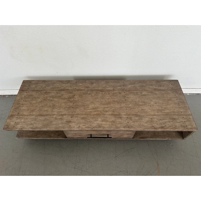 Artisan Modern Low Profile Coffee Table For Sale - Image 9 of 9