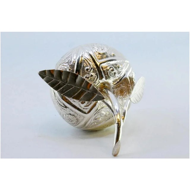 Fruit-Shaped Silver Box, in Very Good conditions. Designed from 2000 This piece has an attribution mark, I am sure that it...