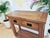 Brown Vintage Country Oak Side Table, 1980 For Sale - Image 8 of 16