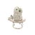 Diamond Emerald 18k White Gold Owl Brooch-Pendant For Sale In Los Angeles - Image 6 of 11