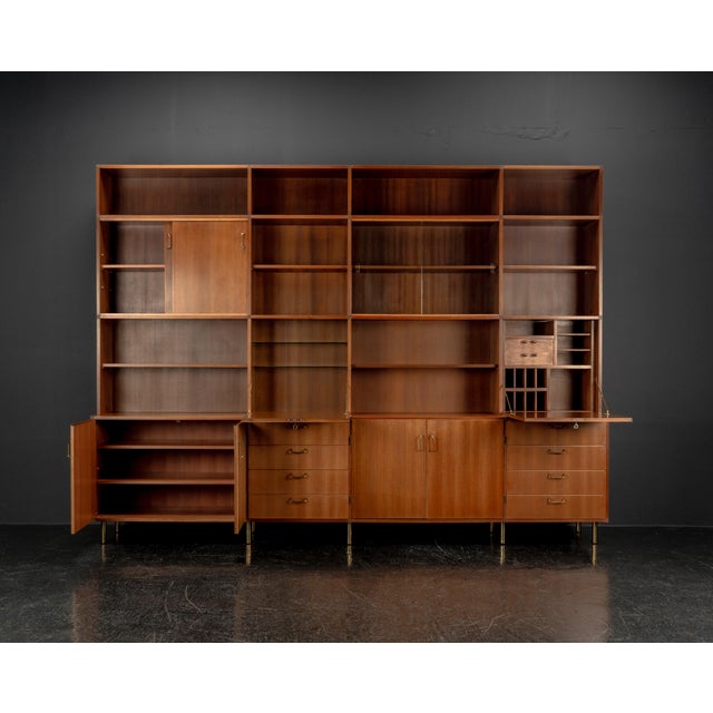 Sideboard with Shelves by Erwin Behr Study for BMZ, 1950s For Sale - Image 13 of 18