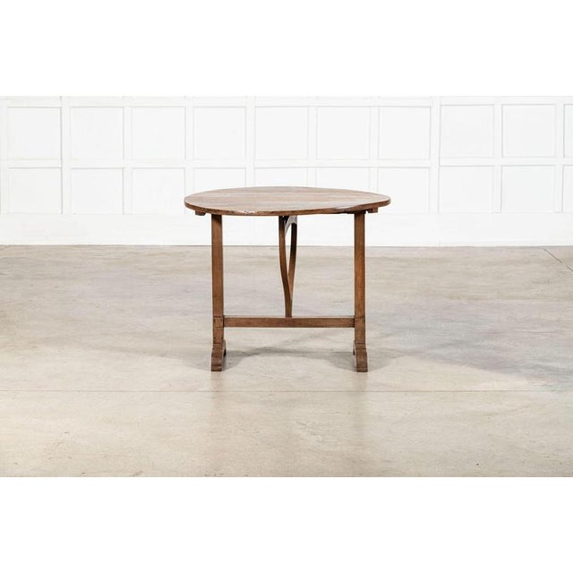 Wood Large 19th Century French Fruitwood Vendange Table, 1860s For Sale - Image 7 of 16