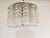 Mid-Century Glass and Chrome Chandelier, 1960s For Sale - Image 3 of 10