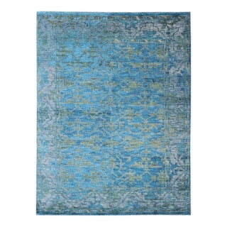 Contemporary Oushak Design Rug by Keivan Woven Arts For Sale