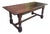 Vintage Farmhouse Kiitchen Refrectory Dining Table in Oak, 1920 For Sale