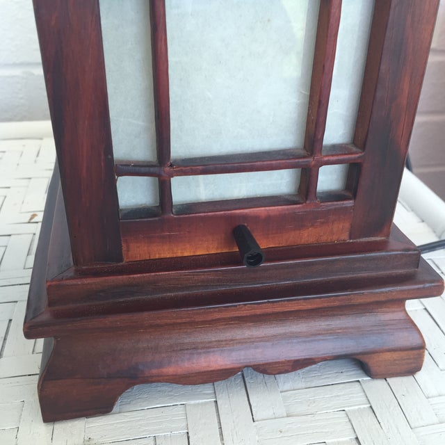 Antique Carved Wood Asian Chinoiserie Pagoda Lantern Light ...