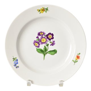 Hand-Painted Porcelain Plate from Meissen, 1960s For Sale