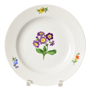 Hand-Painted Porcelain Plate from Meissen, 1960s