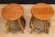 Pair of Bradford Woodworking Ax Handle Dining Stools For Sale - Image 4 of 6
