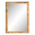 Vintage Boho Wrapped Rattan Mirror For Sale
