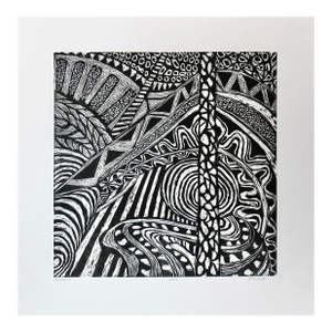 Ruth Leaf Carnival 2, Variant C. 2000 Reproduction Print