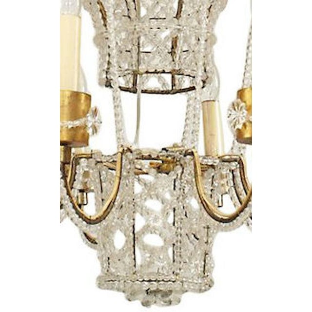 French 1930s Crystal Hot Air Balloon Chandelier Attributed ...