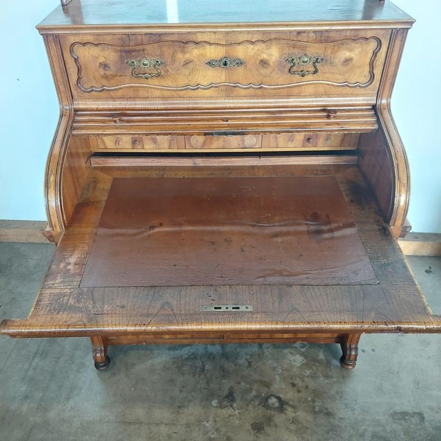 Louis Philippe Cylindrical Secretaire For Sale - Image 11 of 18