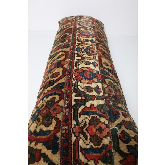 Tribal Handmade Antique Persian Rug Pillow Cushion Cover - 16'' X 47'' For Sale - Image 3 of 10