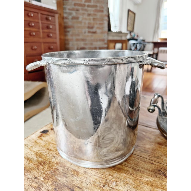 1960 Silver Plated Champagne Bucket From the Dunes Las Vegas For Sale - Image 9 of 9
