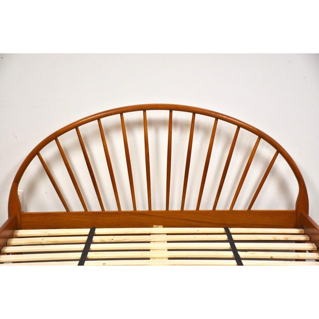 Danish ModernTeak Queen Bed by Jespersen Mid Century ...