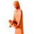 Vintage authentic terracotta Madonna statue created by the French artist Yves Le Pape in the 1970s. This atmospheric...