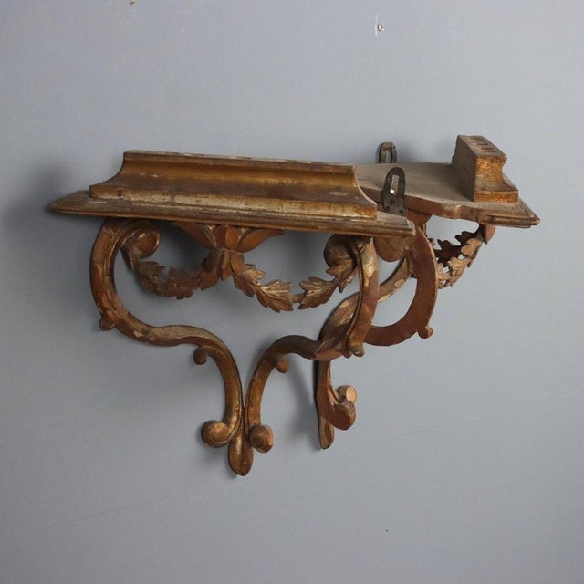 Antique Shelves Gilded Wood Italy Xviii Century For Sale - Image 4 of 7