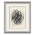 Black Swirl No. 4 Framed Art Print by David Phoenix For Sale