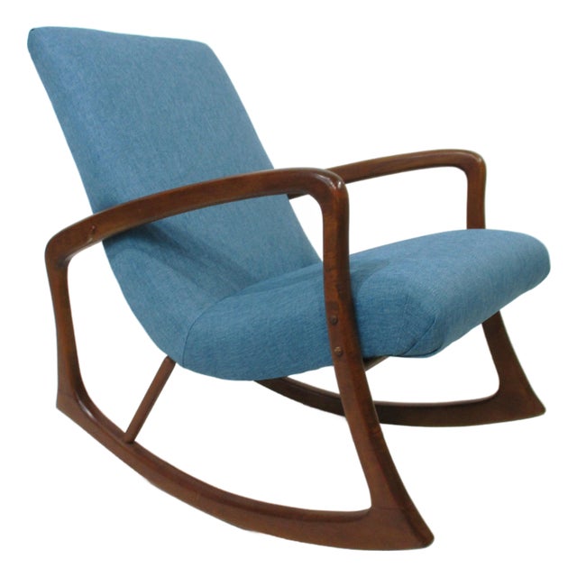 Hans Wegner Danish Styled Rocking Chair For Sale