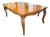 Mastercraft Monumental Burl Wood & Marquetry Dining Table With Two Leaves For Sale