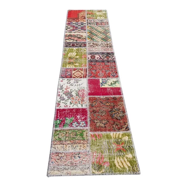 Vintage Oushak Antique Runner Rug For Sale