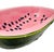 Unique Rare Textured Vintage Watermelon Serving Bowl Set | Mid-Century Modern Embossed Fruit Dishes | 6 Pieces For Sale - Image 13 of 18