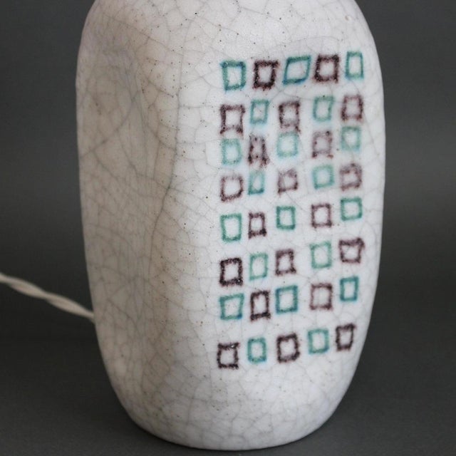 Vintage Italian Decorative Table Lamp by Guido Gambone, 1950s For Sale - Image 11 of 18