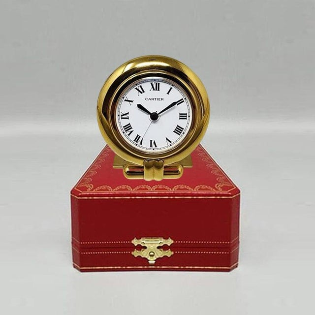 Alarm Clock Pendulette Colisee from Cartier, France, 1990s For Sale - Image 7 of 9