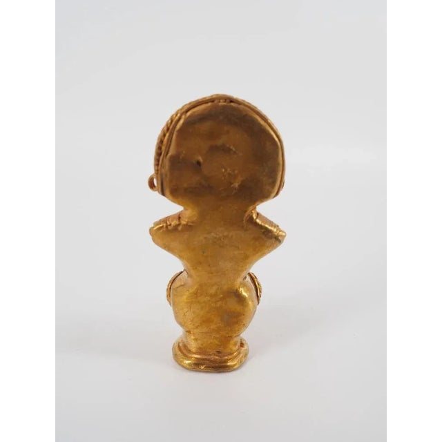 Colombian Taïrona Tumbago Statuette of Androgynous Deity For Sale - Image 4 of 8