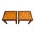 Pair of 2 of 1940s Arts and Crafts Marquetry Side Tables For Sale