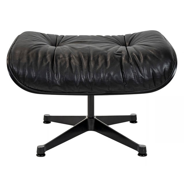 Set of Vintage Lounge Chair and Ottoman by Charles & Ray Eames for Vitra, 1990s, Set of 2 For Sale - Image 10 of 16