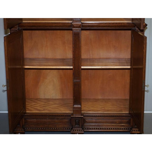 Dutch Ornately Hand Carved Cupboard, 1940s For Sale - Image 18 of 18