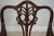 1980s Arthur Brett Adam Style Finely Carved Mahogany Armchair For Sale - Image 5 of 12