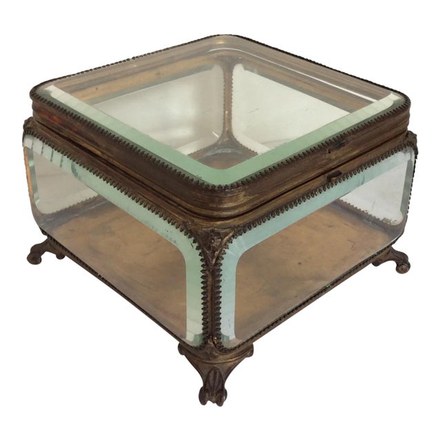 Metal Mounted Glass Box For Sale