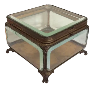 Metal Mounted Glass Box