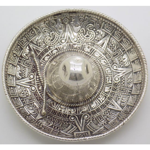 1970s Vintage Mexican Handmade Genuine Sterling Silver Large Mexican Hat For Sale - Image 5 of 12