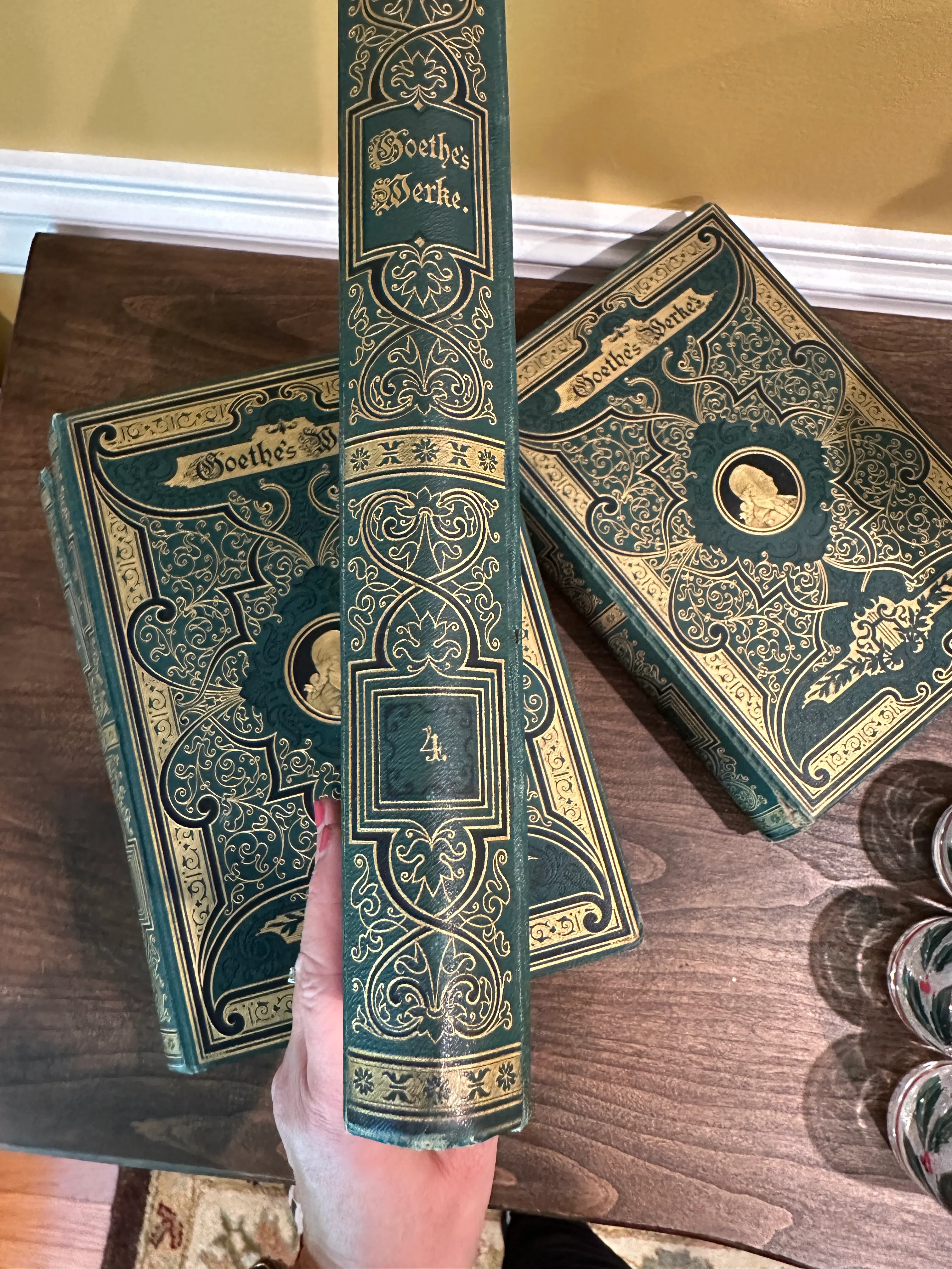 Goethe's Werke Mid 19th Century Complete 5 Vol. Set in German