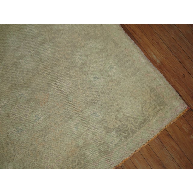Textile Pale Vintage Oushak Rug - 5'2" x 9'1" For Sale - Image 7 of 10