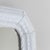 Mirror White Wall Mirror with Ceramic Frame, 1950s For Sale - Image 3 of 12