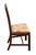 Mid 20th Century Wood Frame Floral Seat Chair For Sale - Image 10 of 15