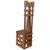 Folk Art 1950s Tall Architectural Folk Art Wood Ladderback Chair For Sale - Image 3 of 4