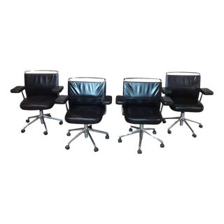 Adjustable Swivel Chairs Model by Antonio Citterio for Vitra, 1997, Set of 4 For Sale