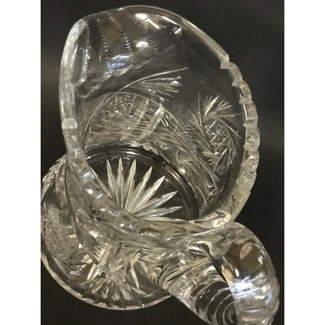 American Brilliant Cut Glass Pitcher Chairish